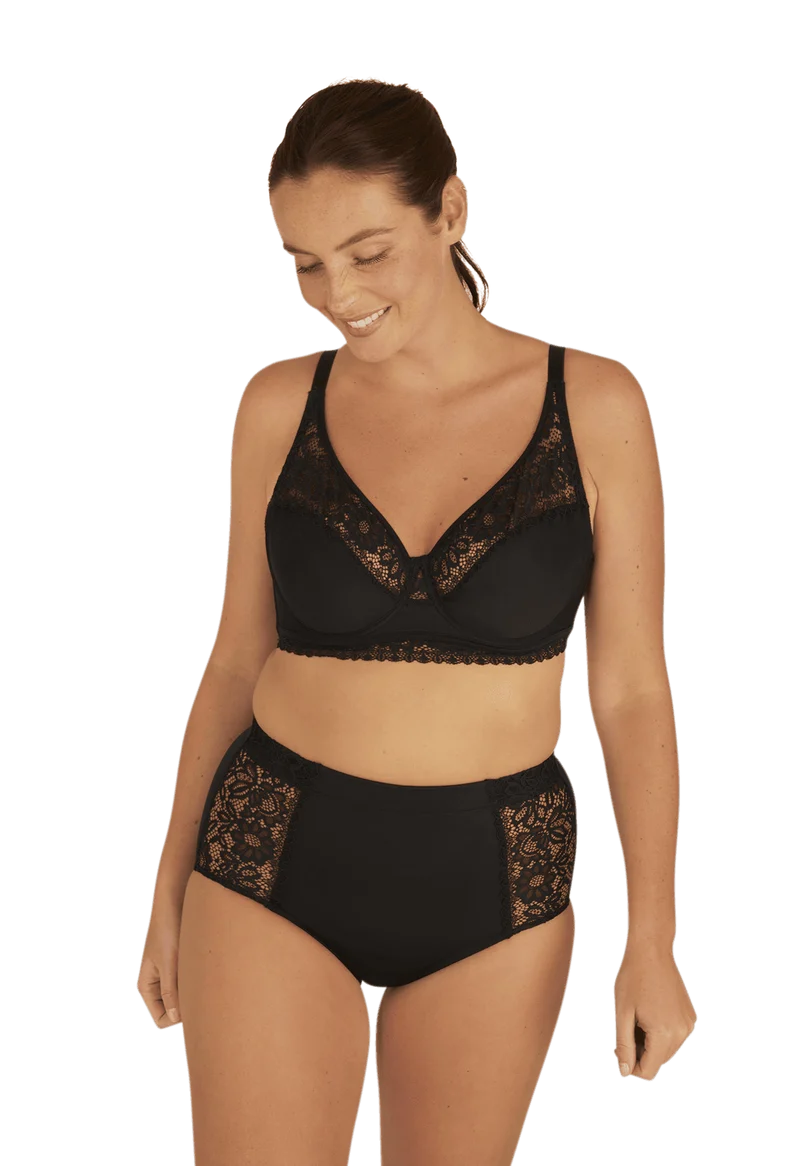Culotte taille haute Well Allure L'Elégante - Noir