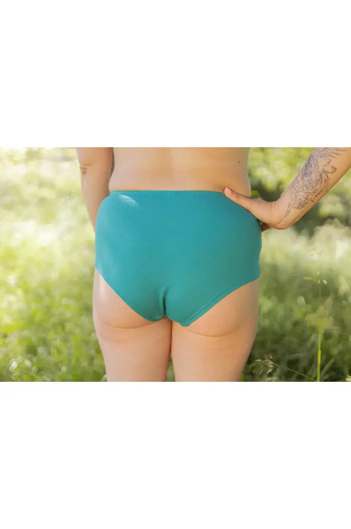 Boxer coton biologique vert