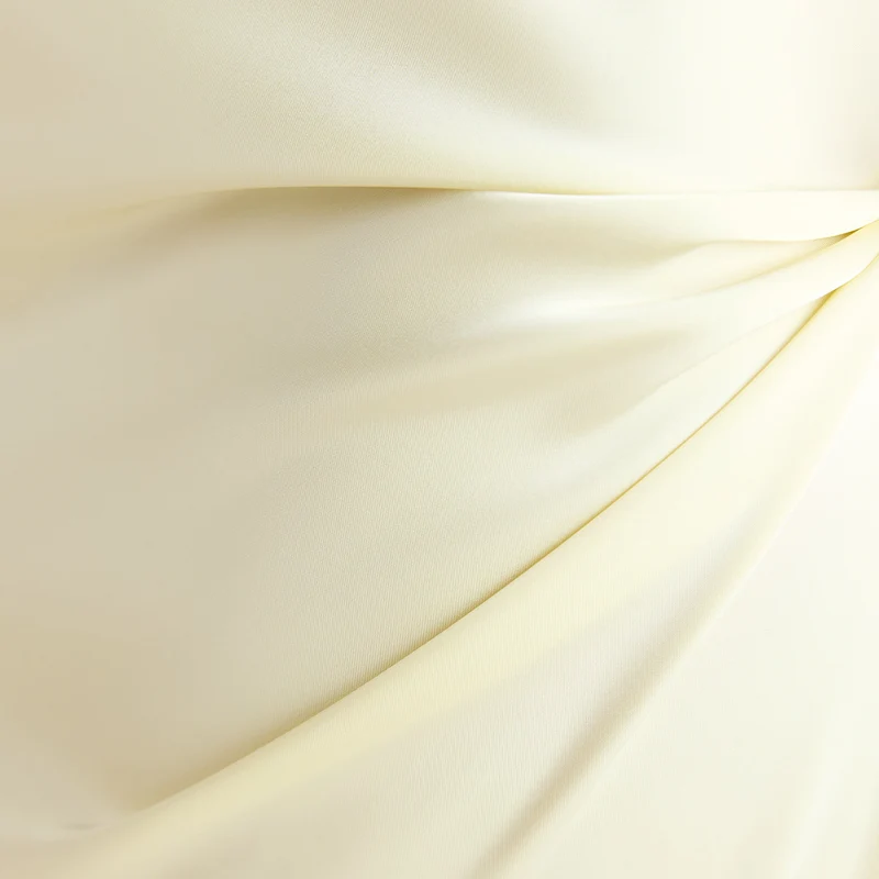 Jupe Maxi en Satin - Jaune Citron