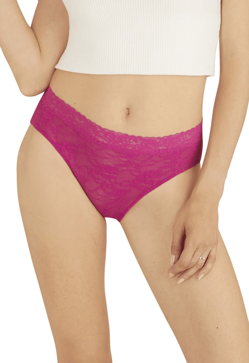 Duo Pop Lot de 2 Slips - Fuchsia / blanc