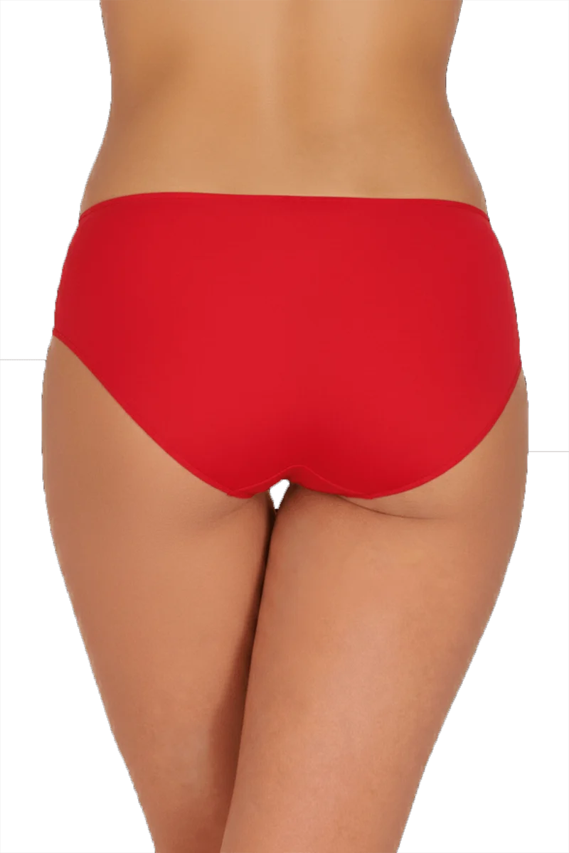 Lot de 3 Slips - Trio Essentiel Micro - Violet / rouge ardent / poudre