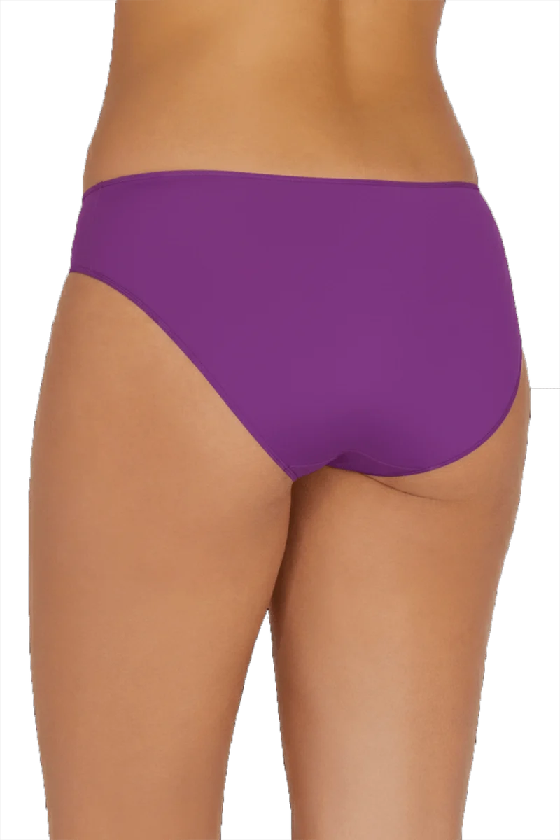 Lot de 3 Slips - Trio Essentiel Micro - Violet / rouge ardent / poudre
