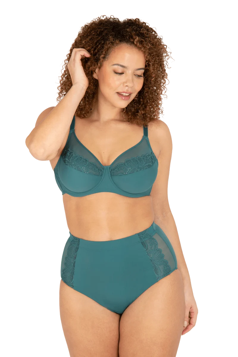 Culotte en dentelle Well Allure L'Original - Vert paon