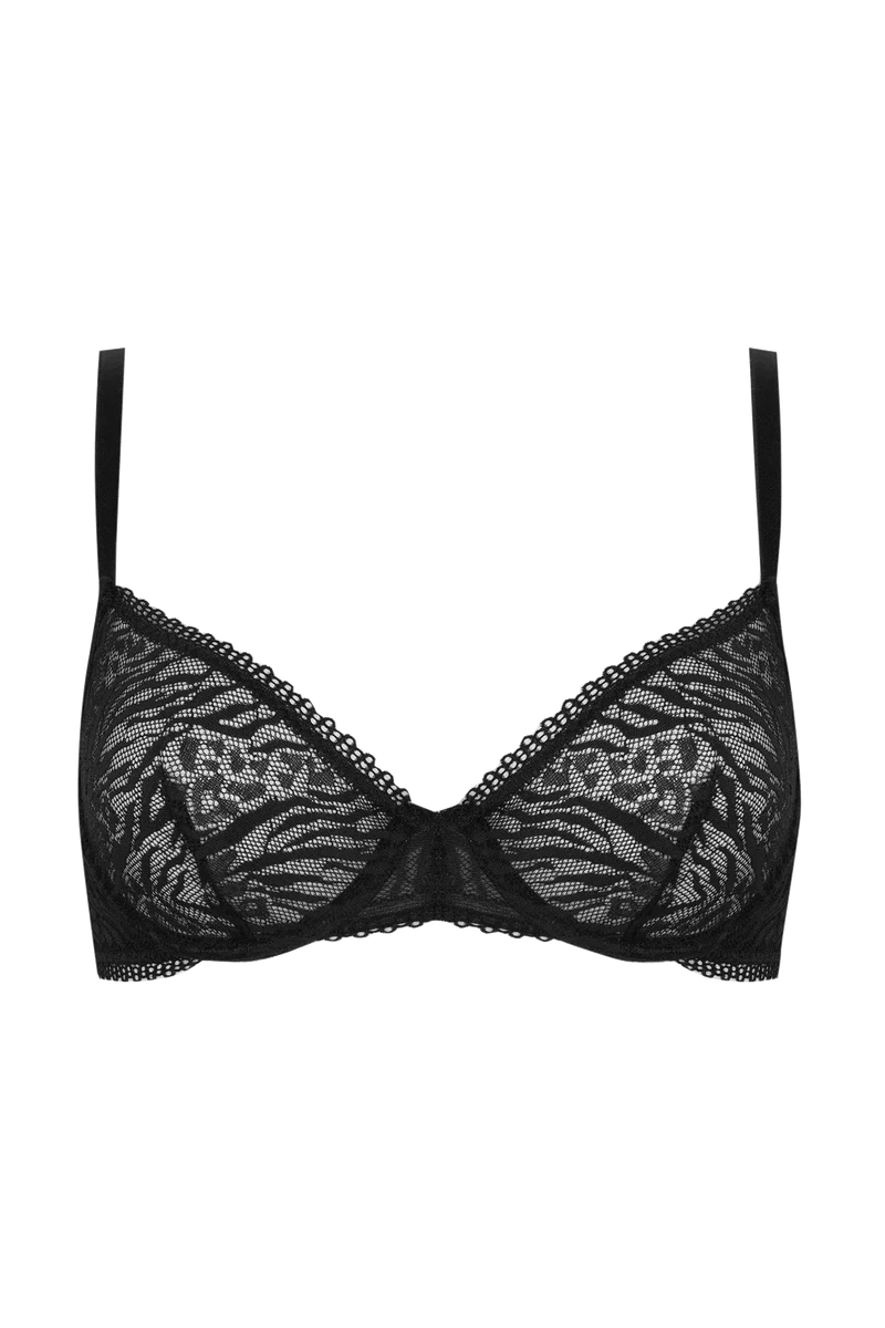 Soutien-gorge Corbeille à armatures Indomptable - Noir