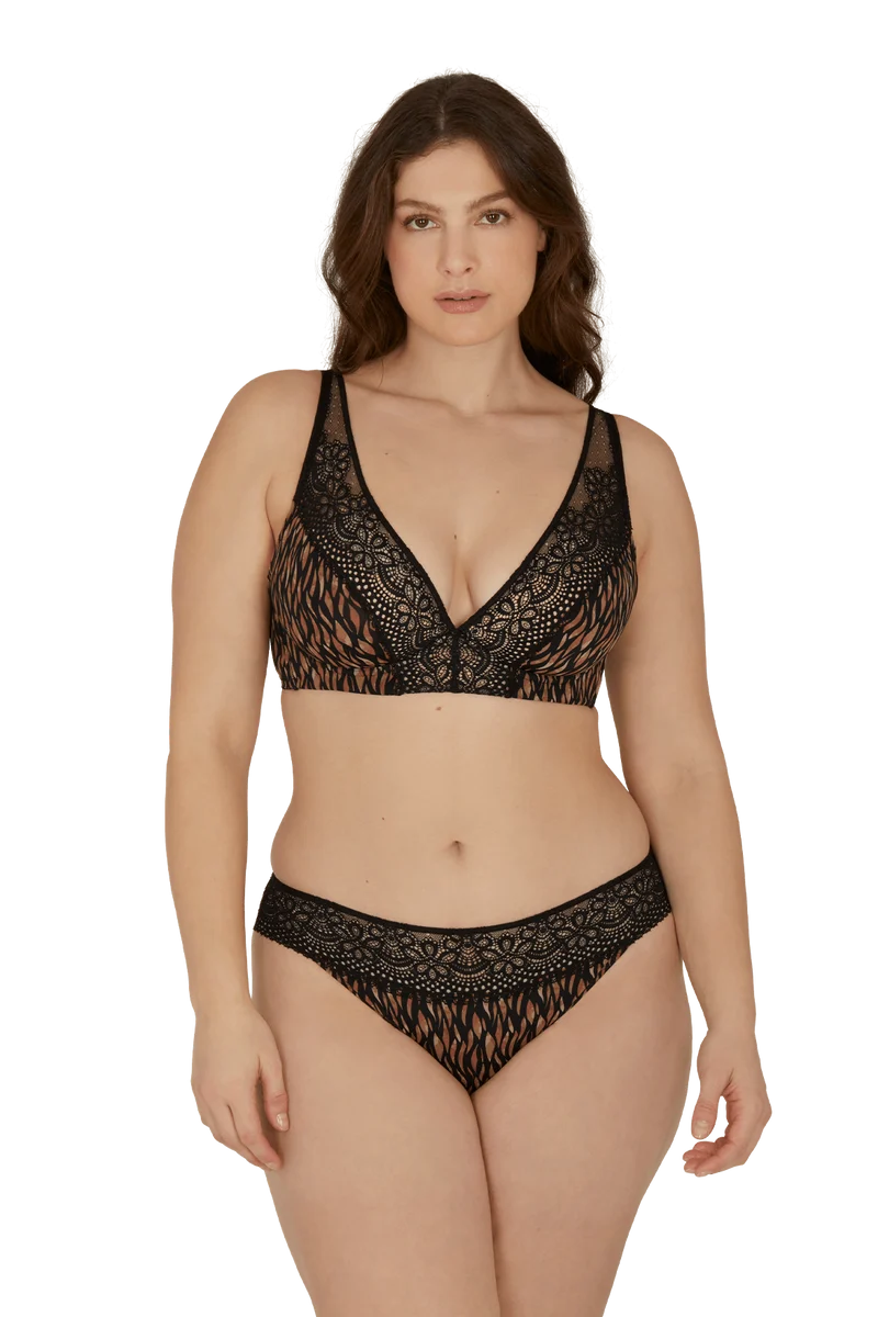 Soutien-gorge foulard à armatures L'irrésistible - Fauve