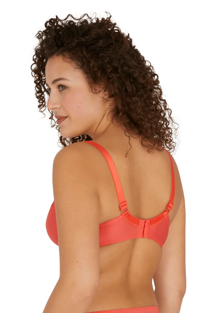 Soutien-gorge foulard à armatures L'irrésistible - Corail