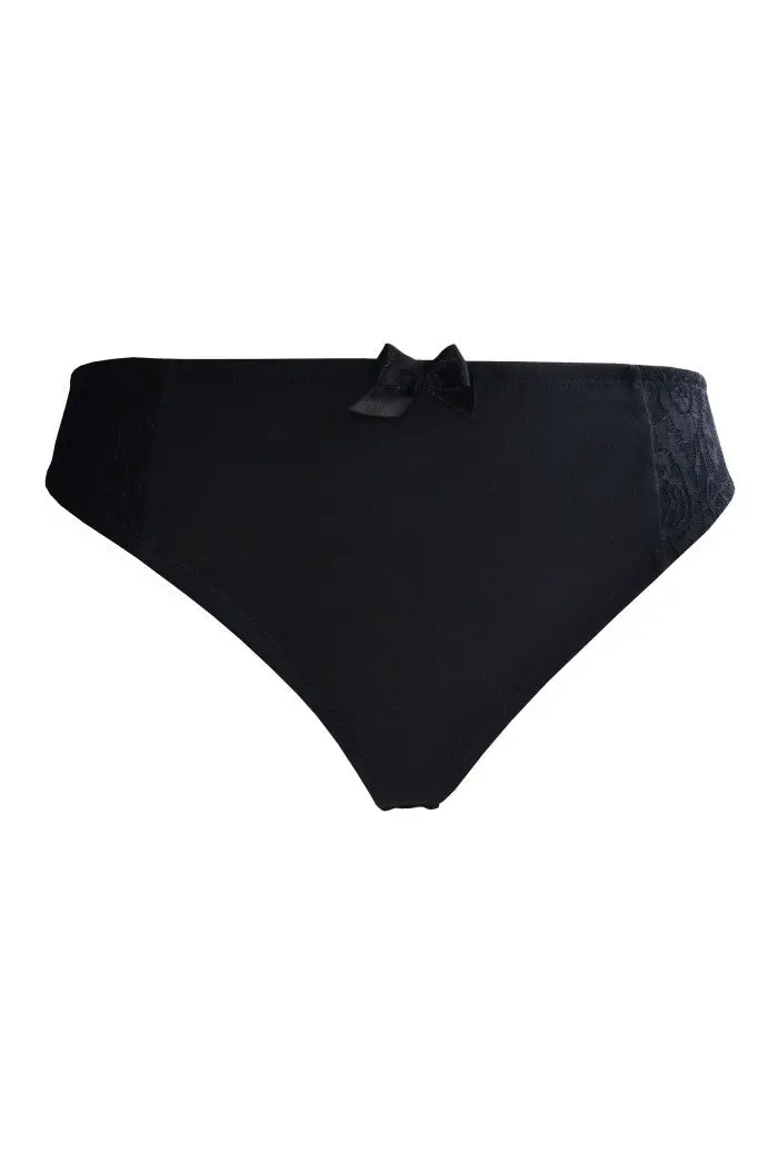 String dentelle noir Sublime