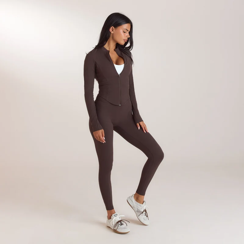 Veste Zippée ContourSoft™ - Chocolat Noir