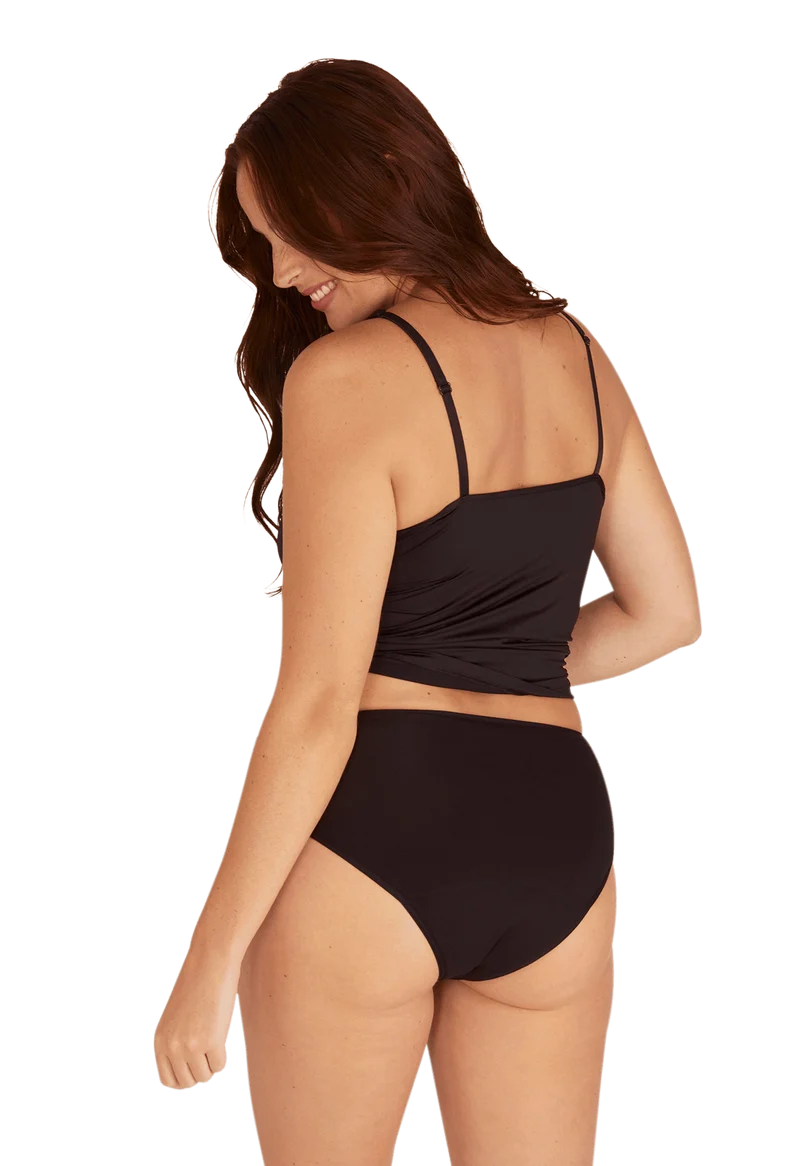 Flux Abondant - Culotte Menstruelle en coton Intimement WELL - Noir