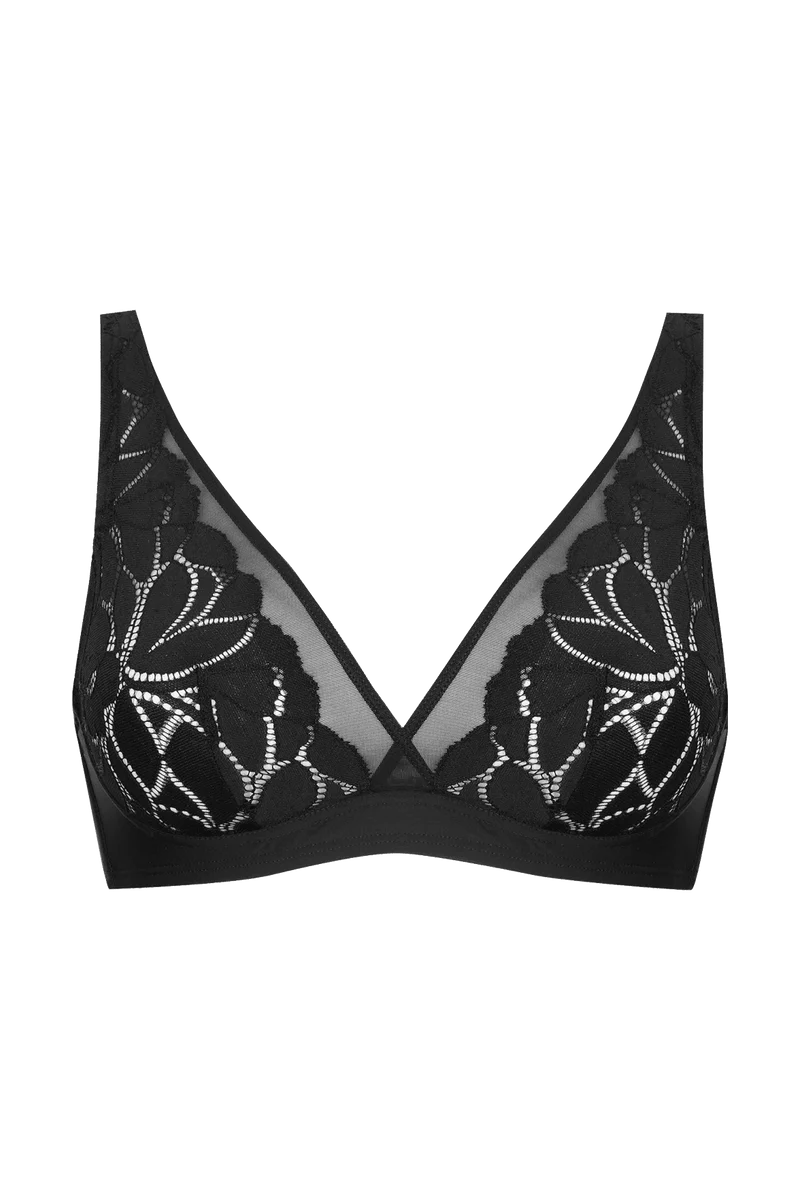 Soutien-gorge sans armatures Dentelle Prodigieuse - Noir