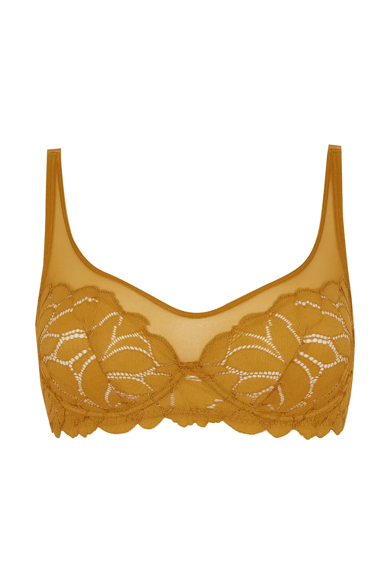 Soutien-gorge à armatures Dentelle Prodigieuse - Ocre