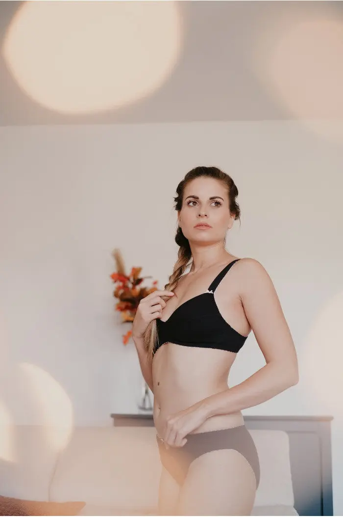 Soutien-gorge sans armature élégance coton bio