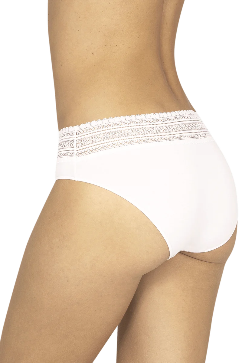 Lot de 2 slips en coton bio Intimement Bio - Blanc