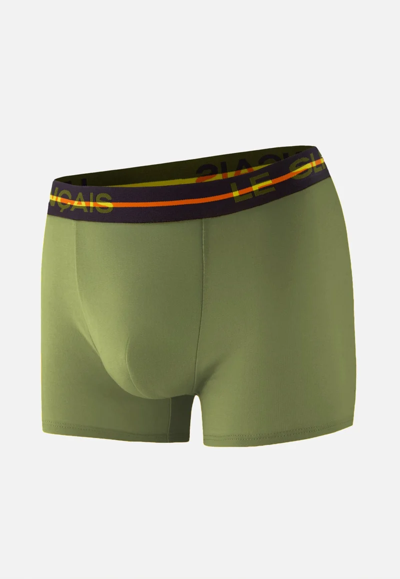 ‍Boxer kaki en coton OFFERT dès 85€