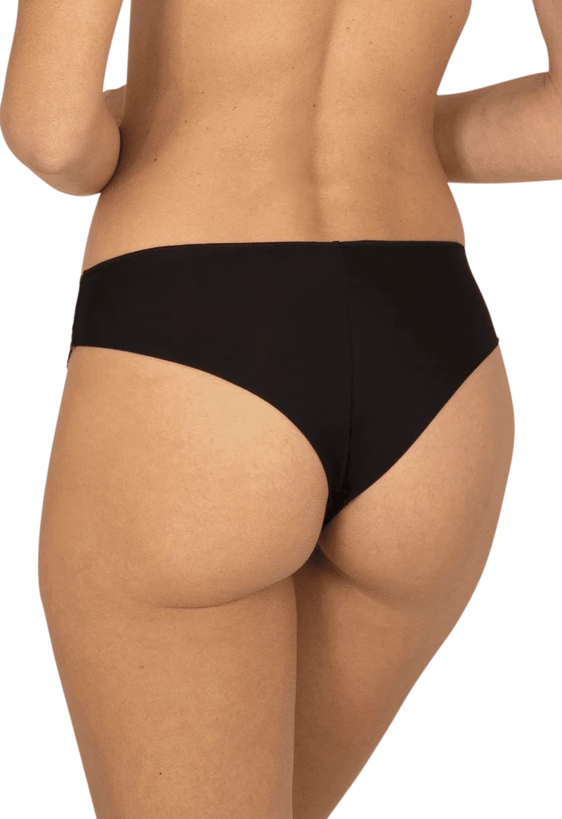 Slip brésilien Vertige Drapé - Noir