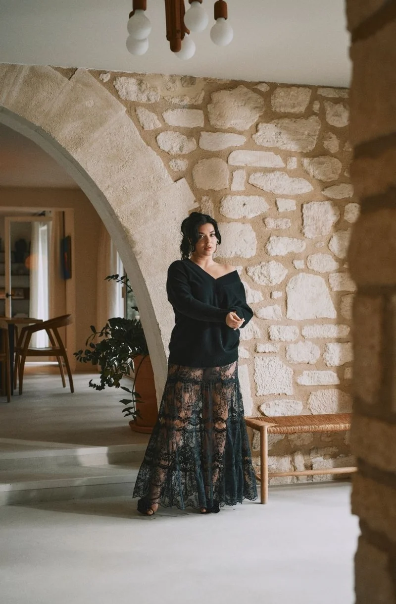 LOOK 13 - DENTELLE SOUS CACHEMIRE