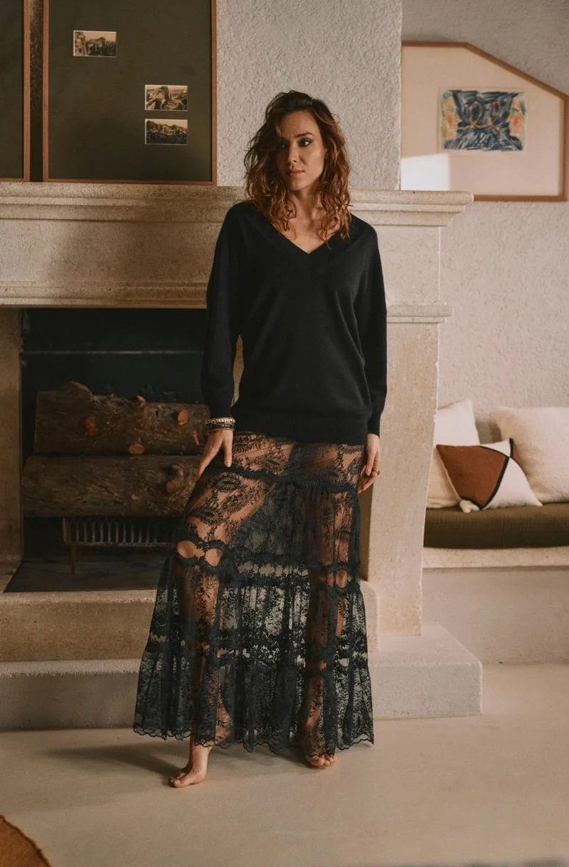 LOOK 13 - DENTELLE SOUS CACHEMIRE