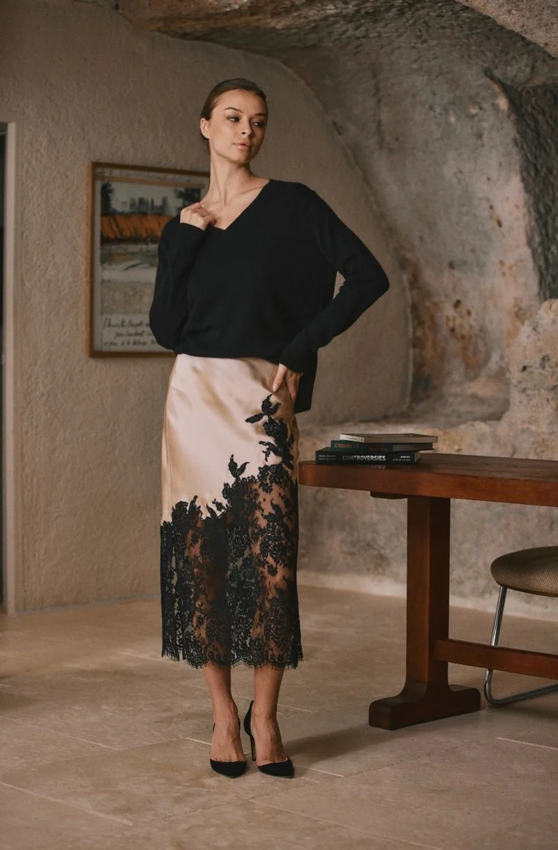 LOOK 07 - MAILLE & DENTELLE