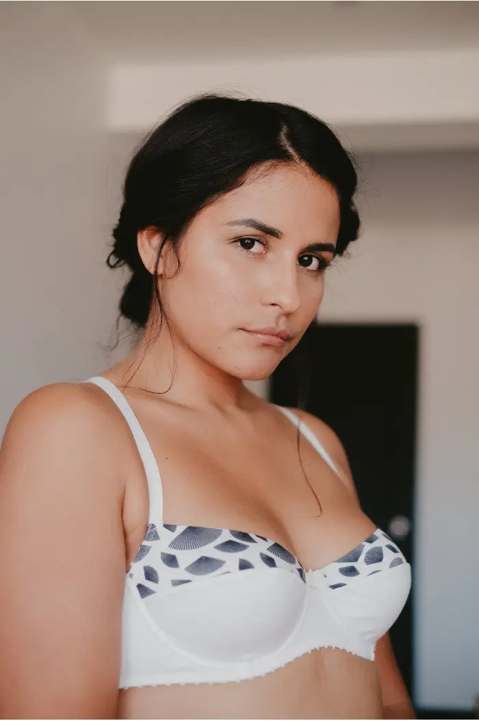 Soutien-gorge balconnet avec armatures April – 100% coton biologique