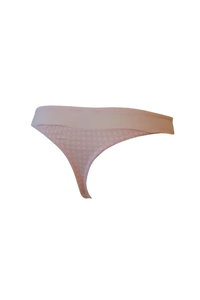 String rose en coton biologique
