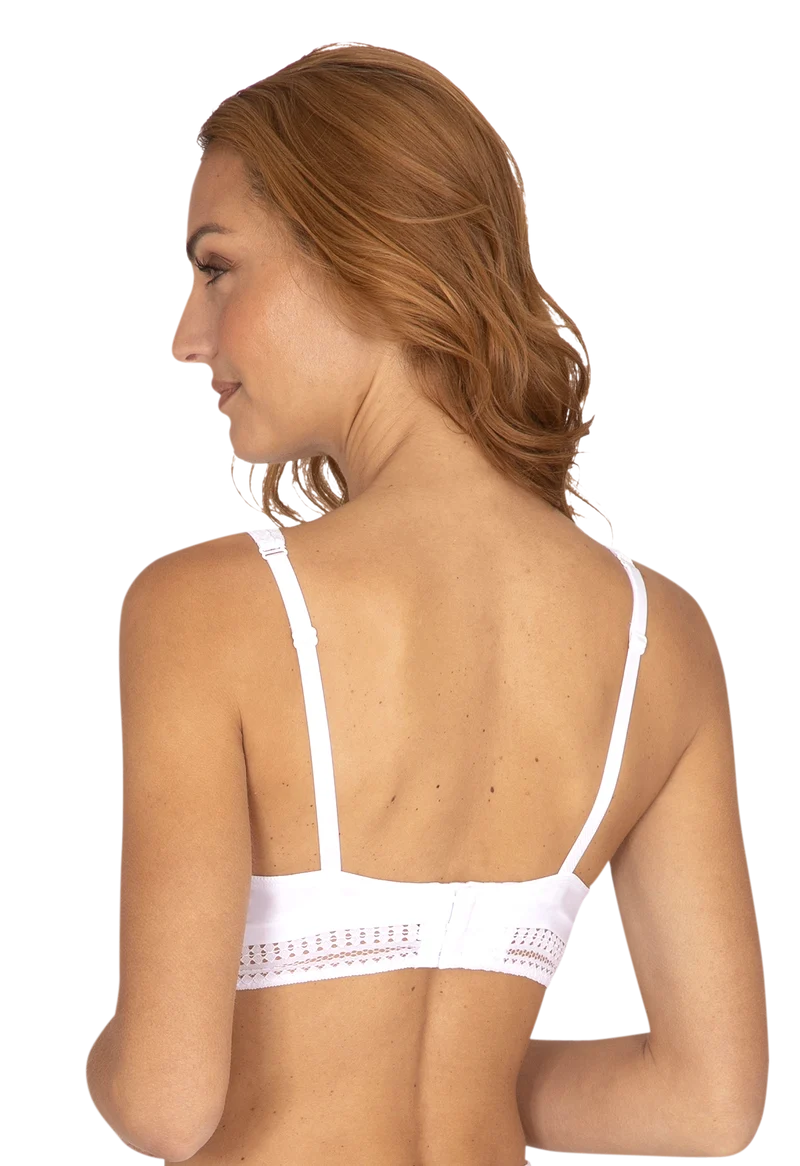 Soutien-gorge sans armatures Arty Graphik - Blanc