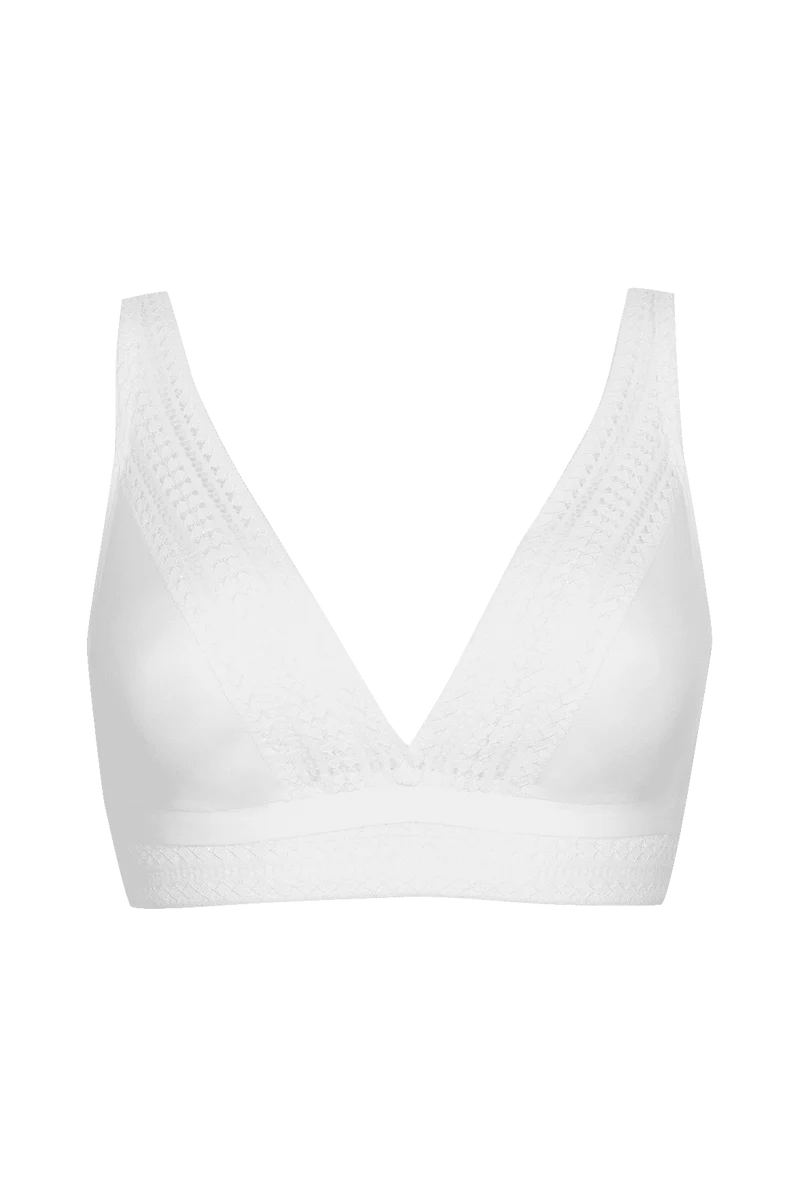 Soutien-gorge sans armatures Arty Graphik - Blanc