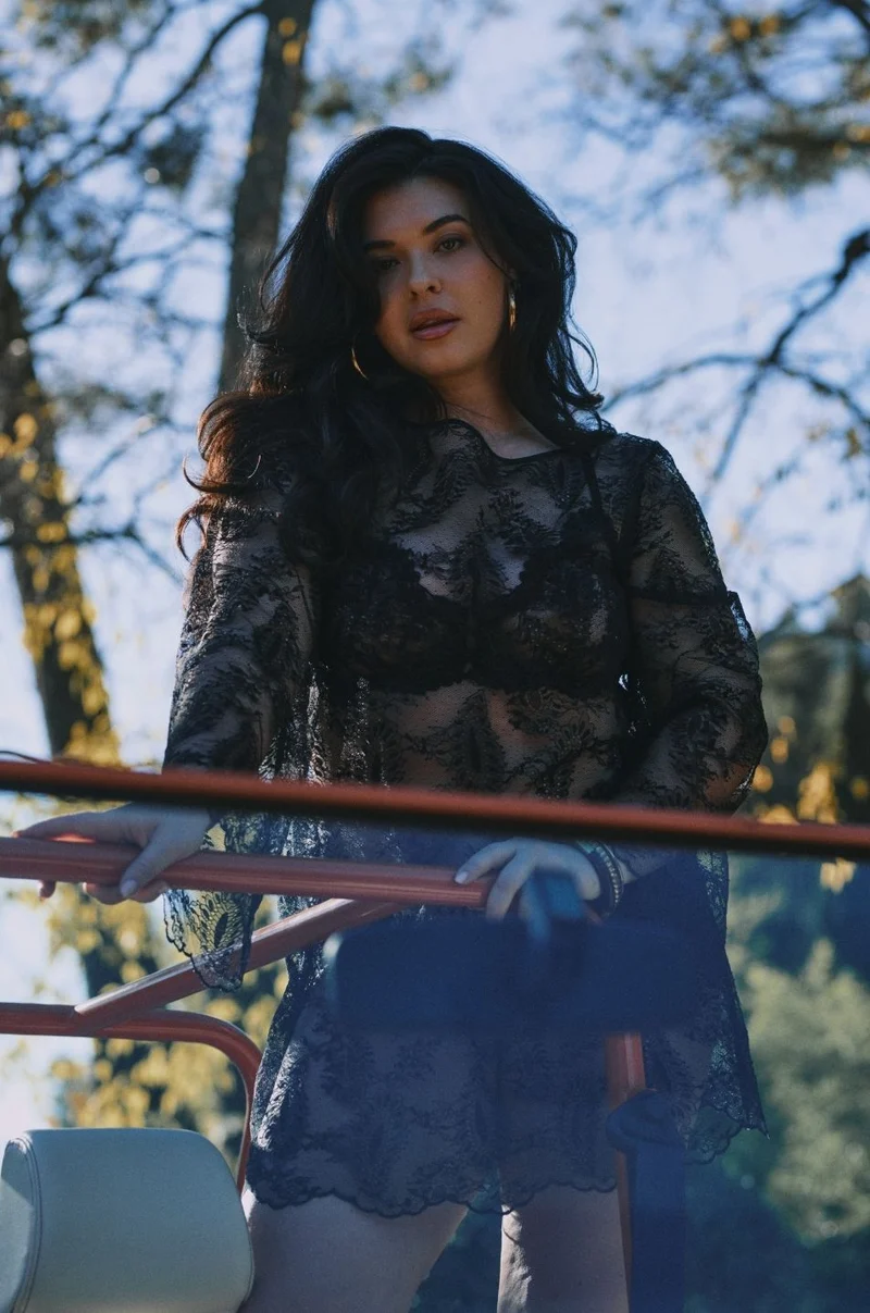 Robe trapèze en dentelle Daniella