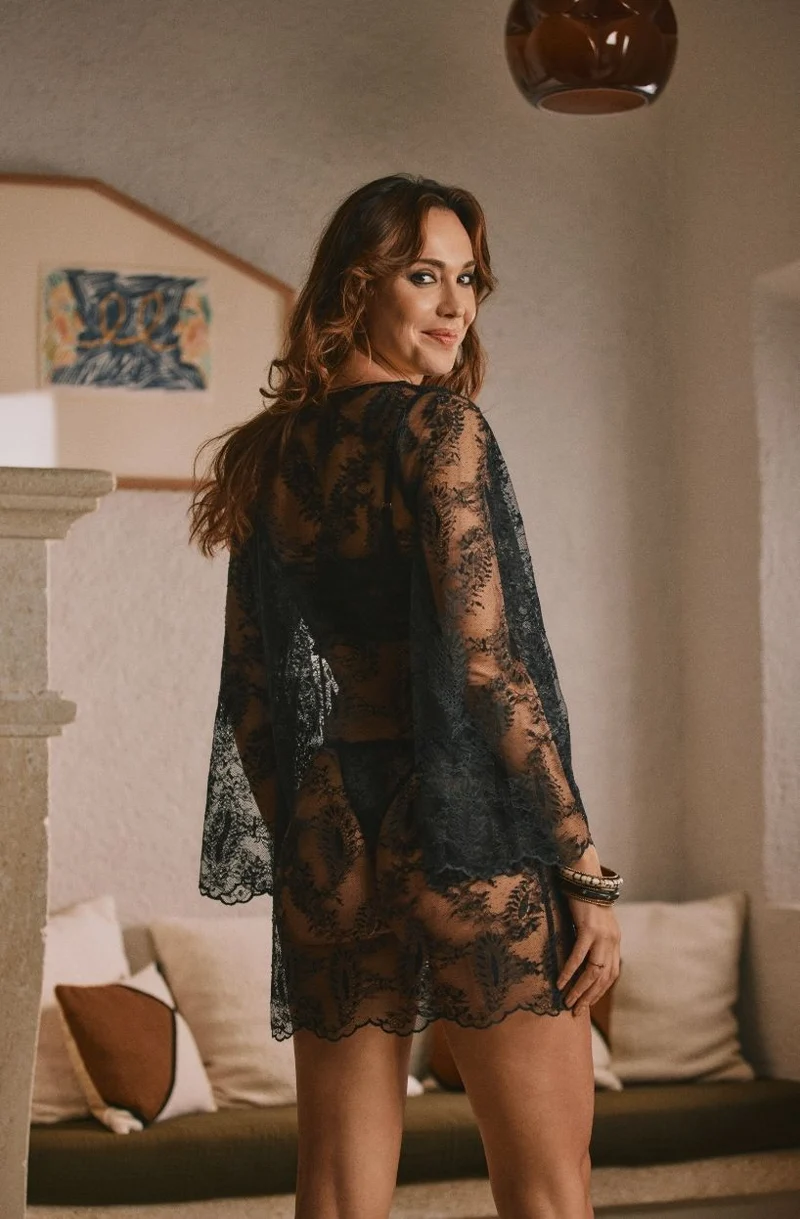 Robe trapèze en dentelle Daniella