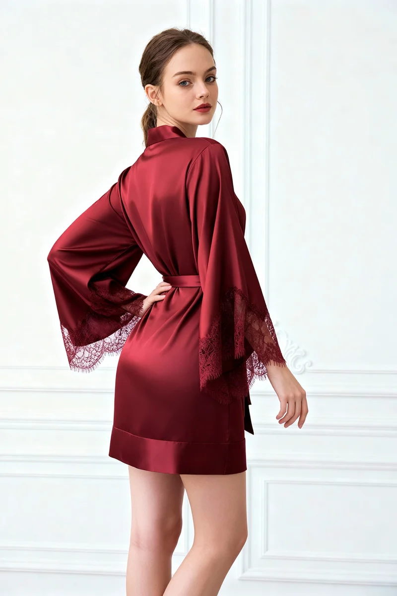 Chemise de nuit Harmony Rouge