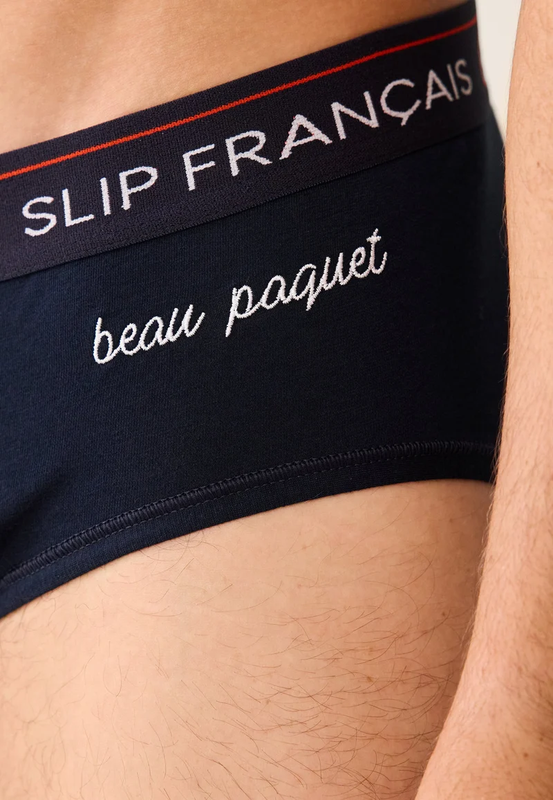 Slip en coton - Intrépide Marine Beau Paquet