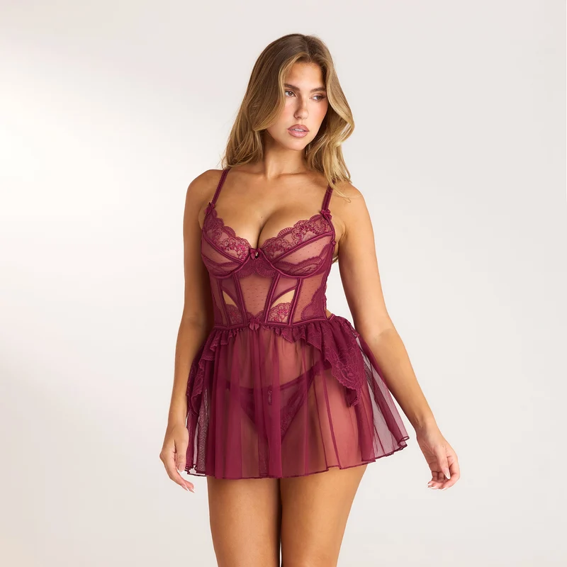 Babydoll Angélique Intimates (Ensemble) - Baie