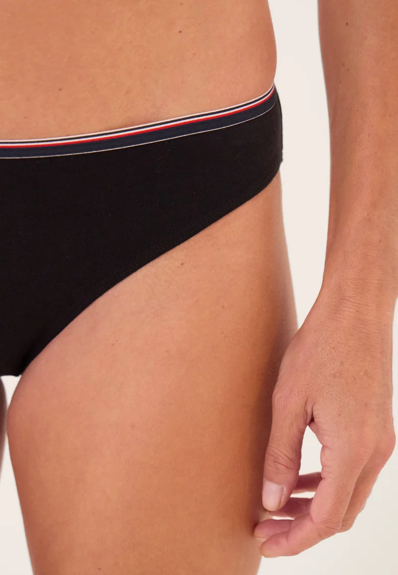 Culotte noire en coton - Lucette Noir