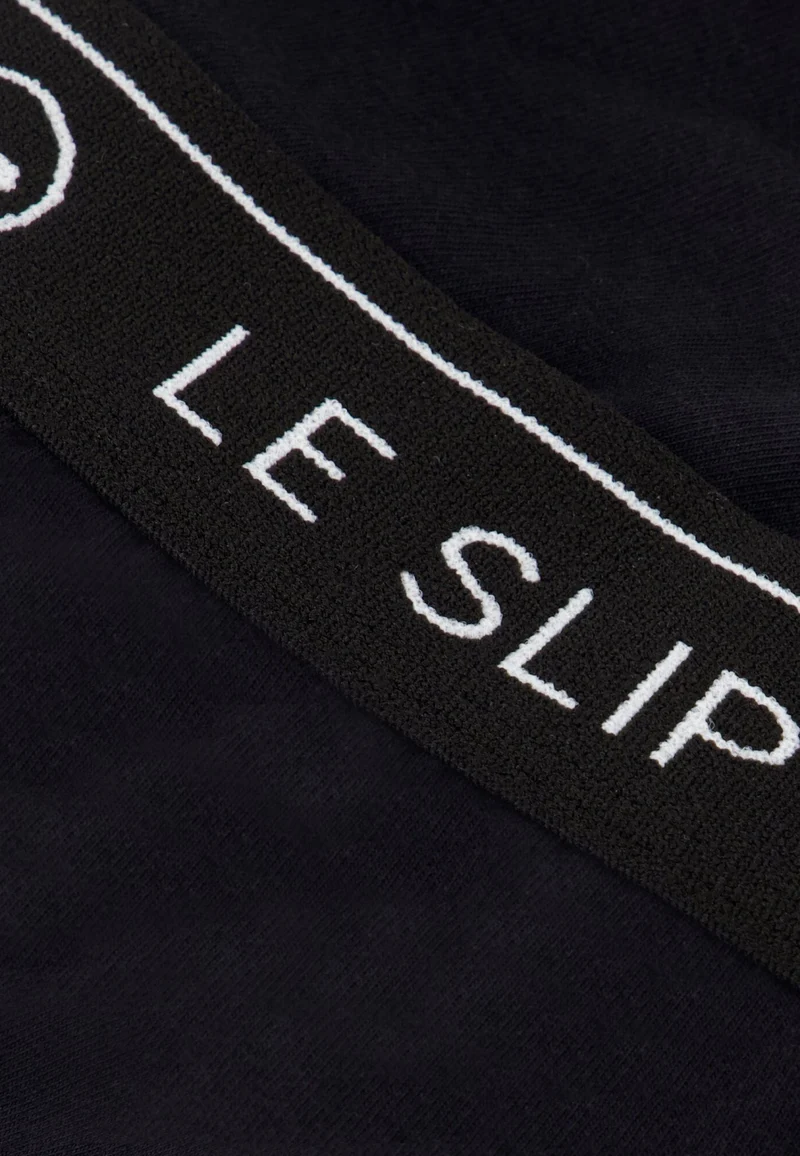 Lot de 3 slips en coton - Slips Noir Blanc Gris