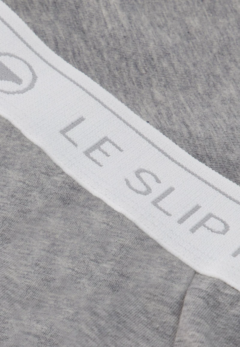 Lot de 3 slips en coton - Slips Noir Blanc Gris