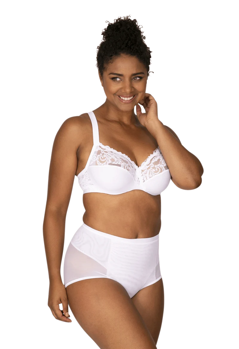 Culotte Haute Tulle Invisi Galbe - Blanc