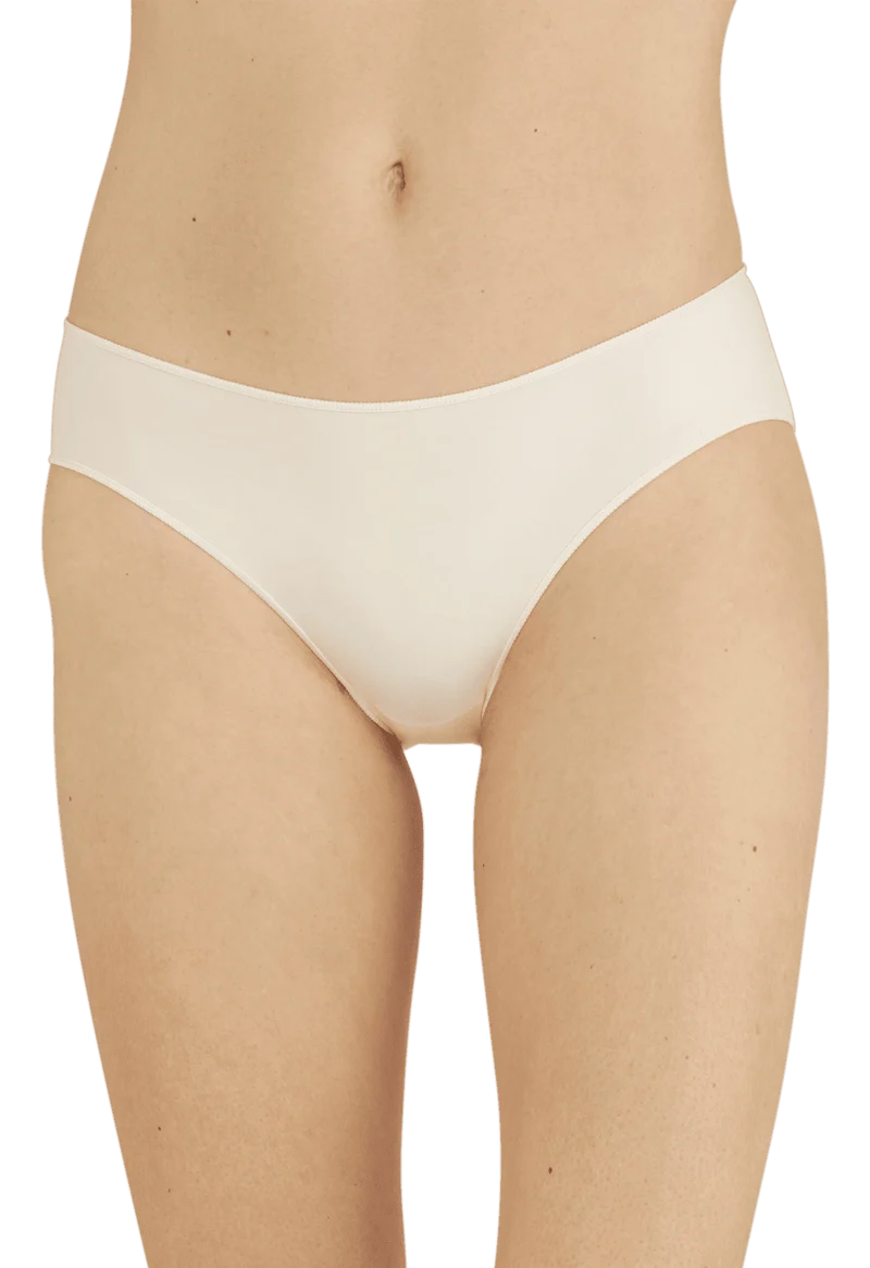 Lot de 3 Slips - Trio Essentiel Micro - Noir / soie / ocre