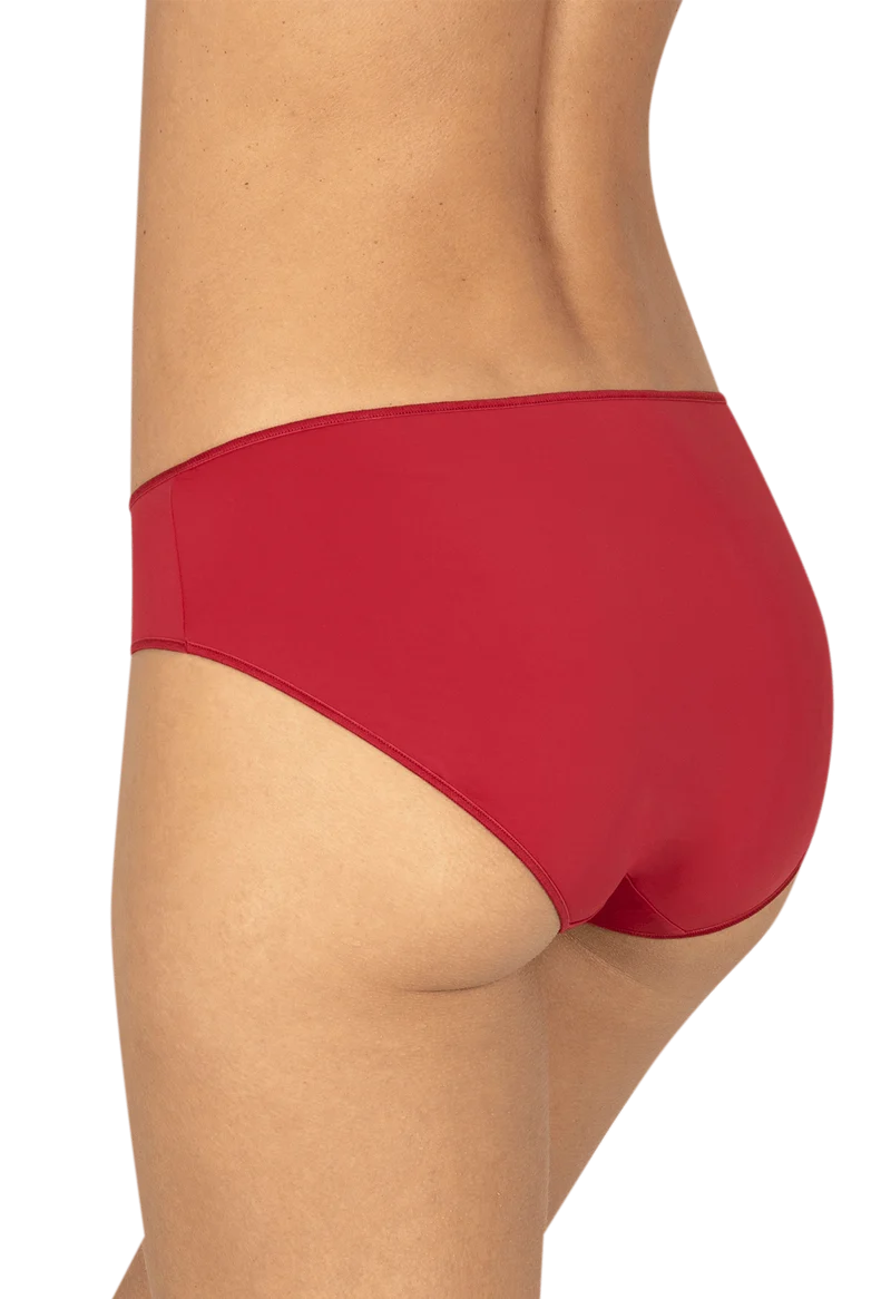 Lot de 3 Slips - Trio Essentiel Micro - Noir / rouge / poudre