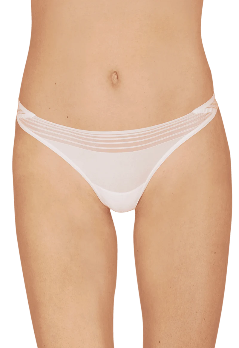 Tanga Invisible - Blanc
