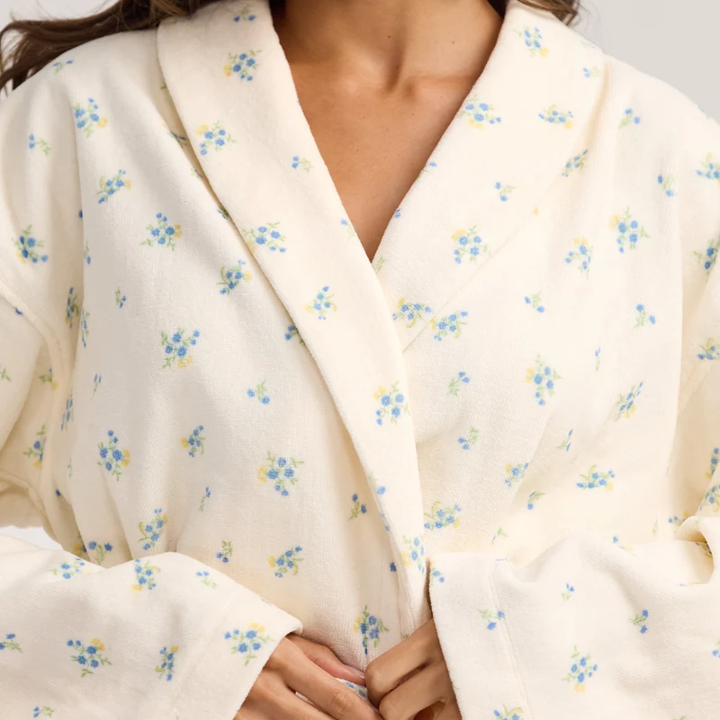 Peignoir - Motif Floral