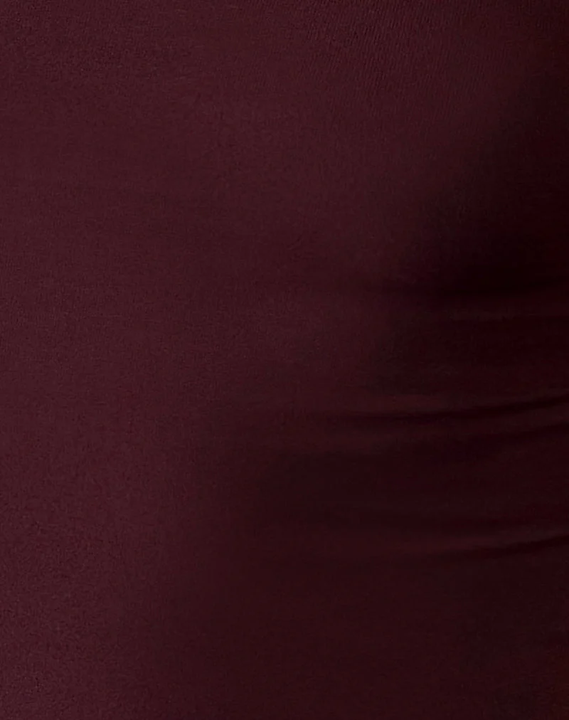 Haut Mazone, couleur prune foncé