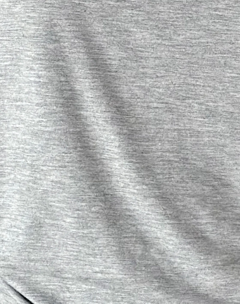 Haut Roras en viscose et élasthanne gris chiné