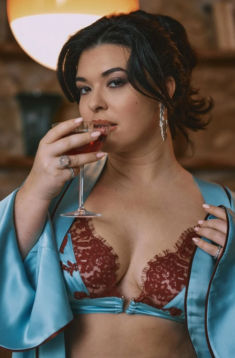 Soutien-gorge sans armature Diane en soie et dentelle
