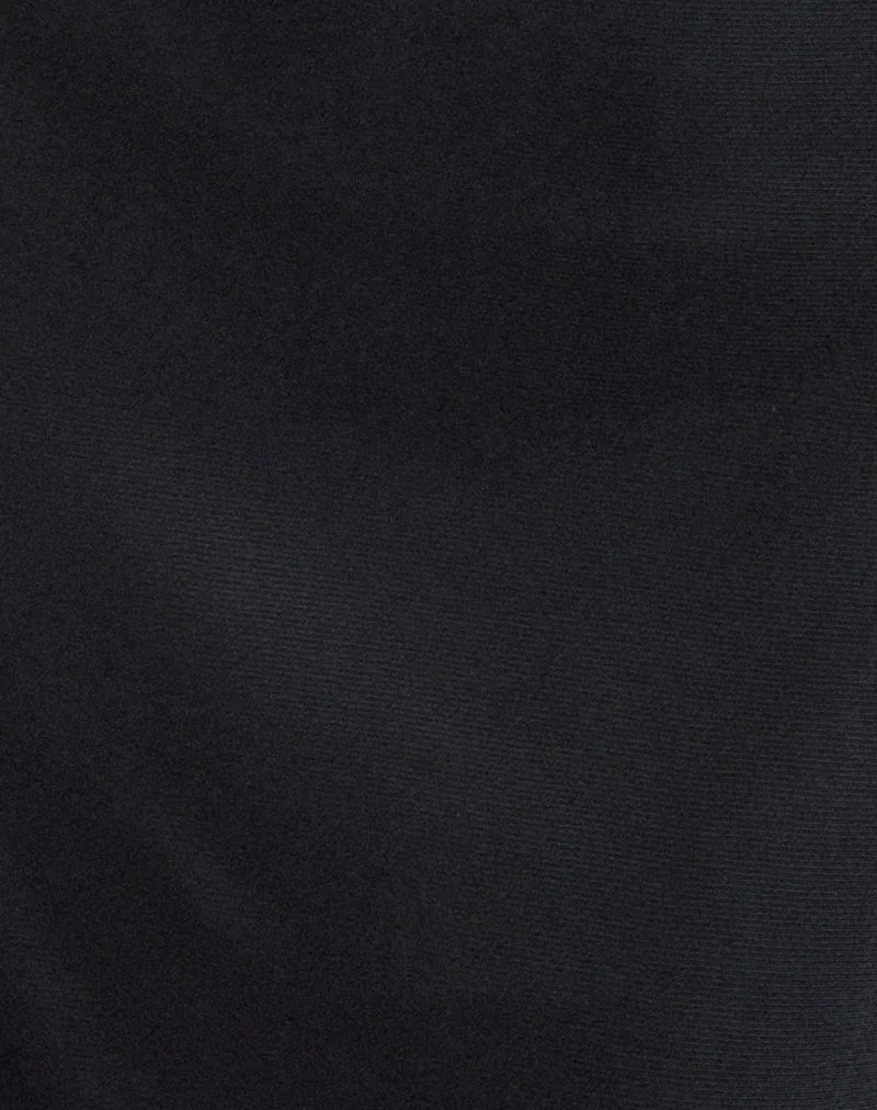Mini-robe Milan avec boléro en maille noire