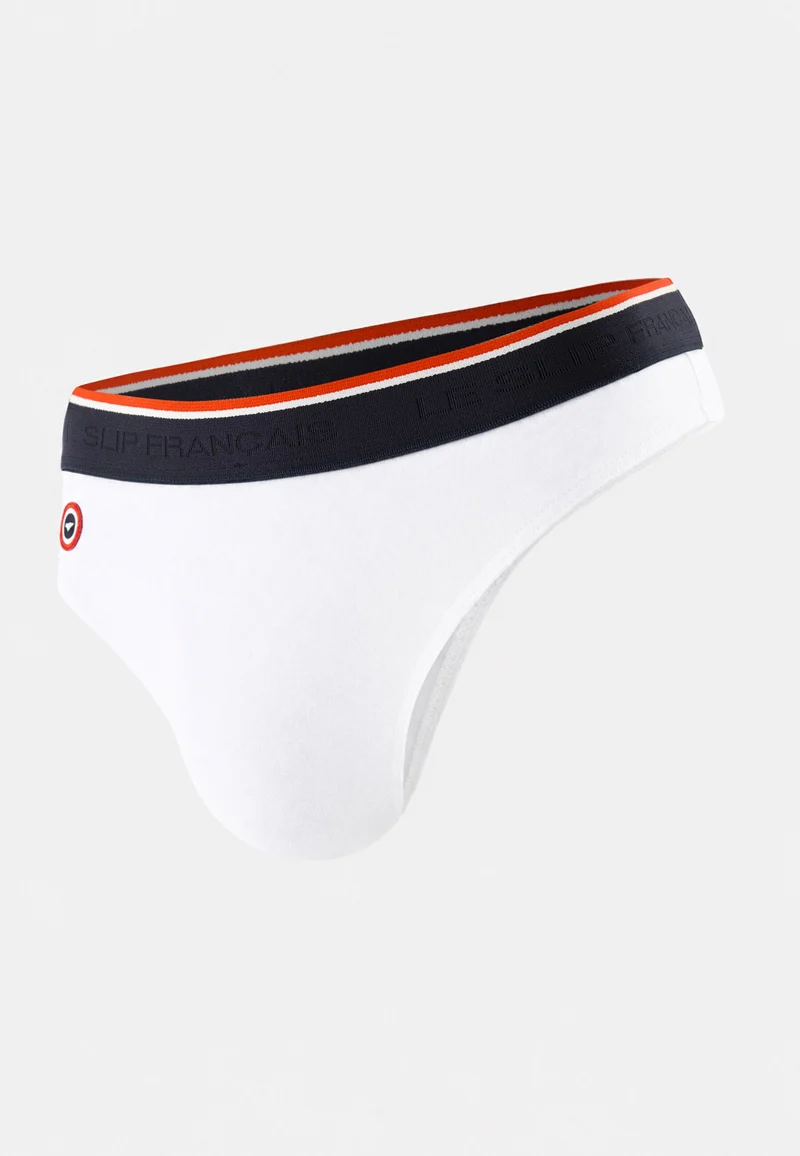 String blanc en coton - Loïc Blanc