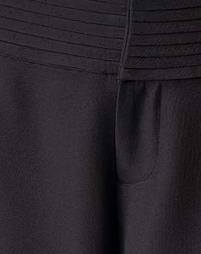 Pantalon Sadasi, coupe sur mesure, noir