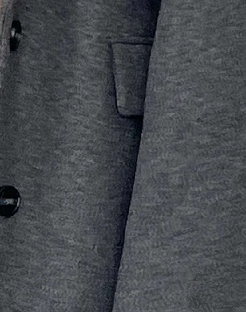 Manteau long Malati en anthracite