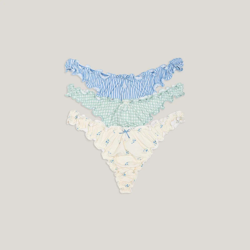 Strings Bambou (Pack de 3) - Multicolore