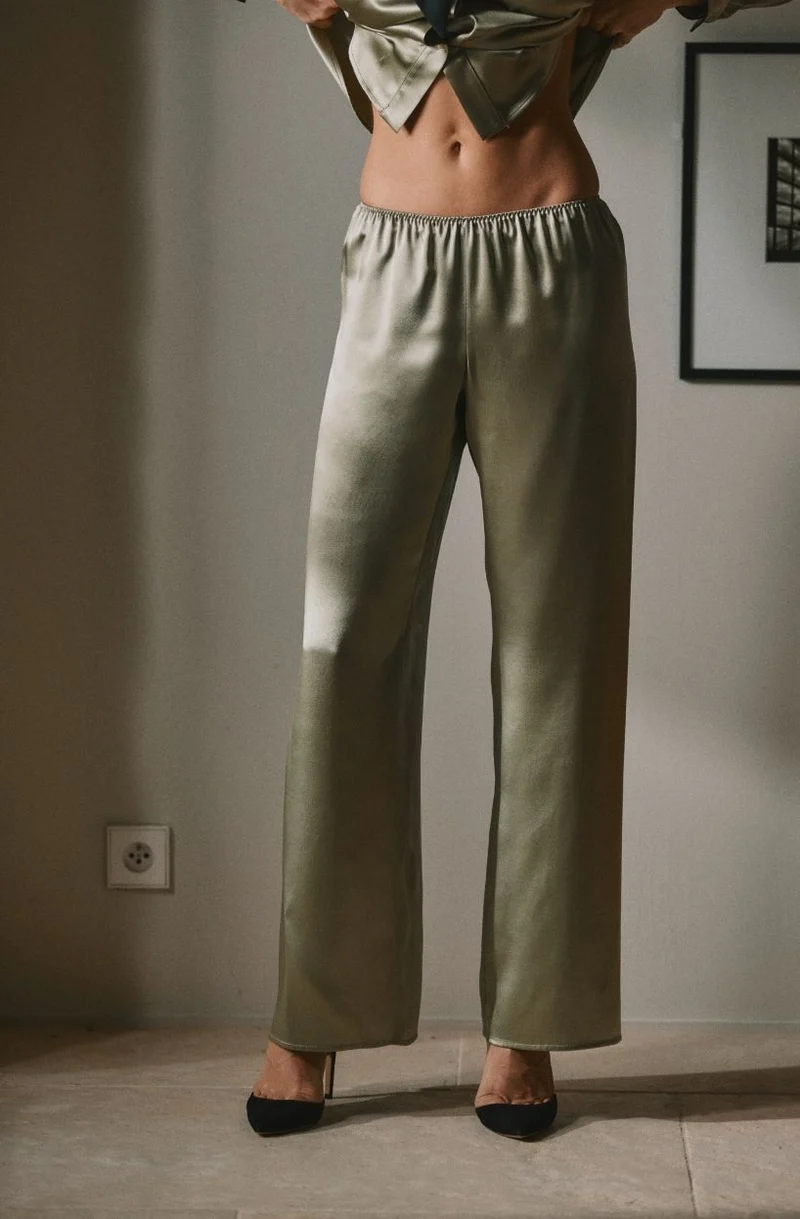 Pantalon en soie Doria