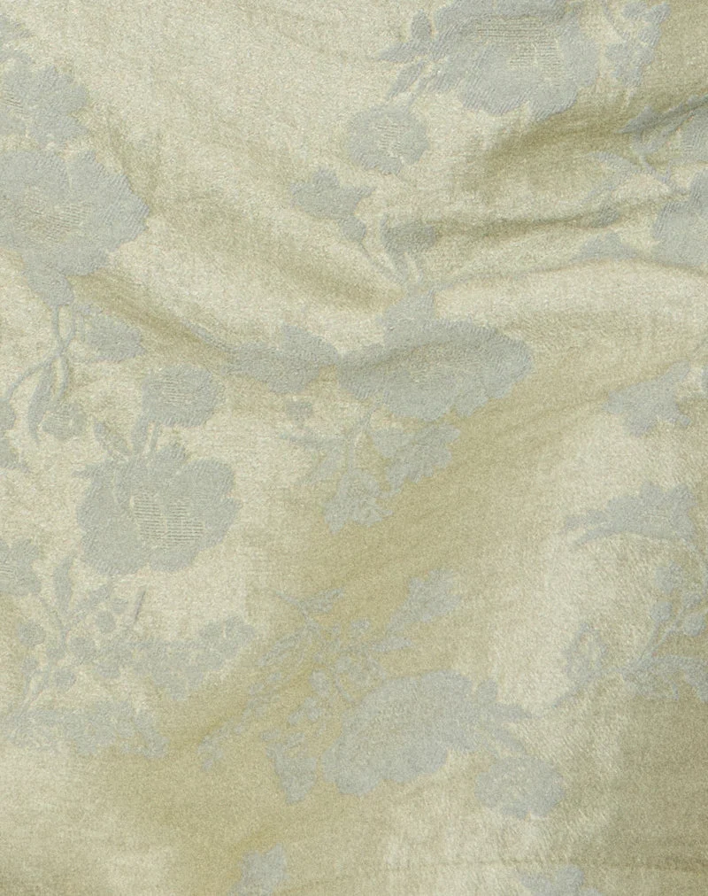 Mini-jupe Gino en jacquard vert sauge