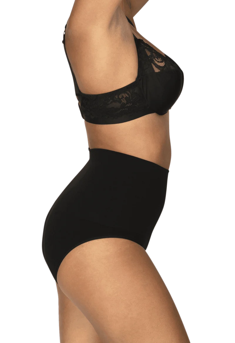 Culotte Haute Morphologie Ventre Plat - Noir